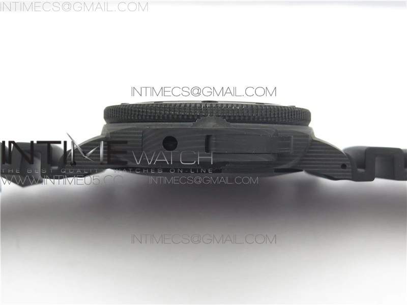 PAM960 Carbotech 42mm VSF 1:1 Best Edition Black Dial Blue Markers on Rubber Strap P.9010 Clone